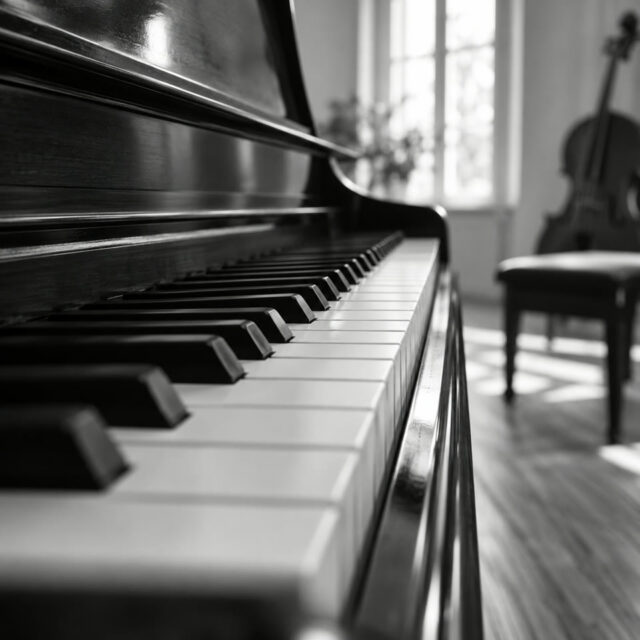 Teclas do piano