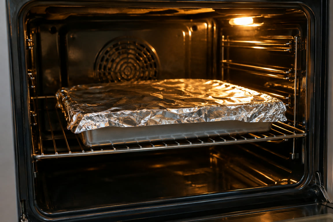 Reaquecendo no forno