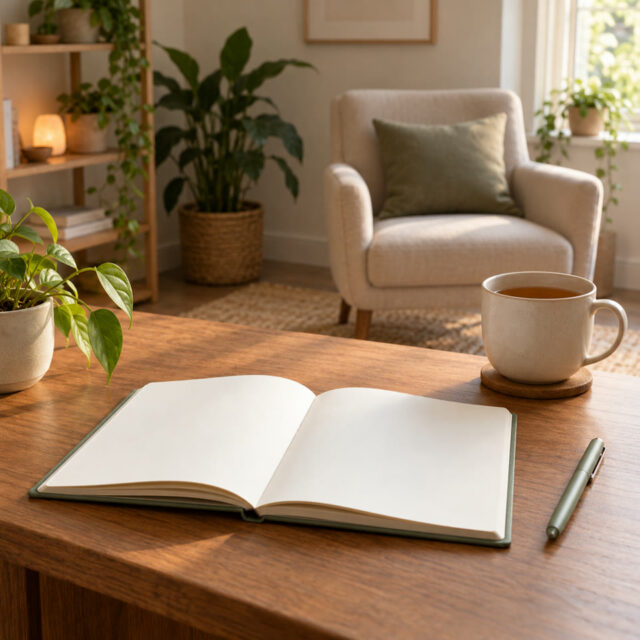 Caderno em branco