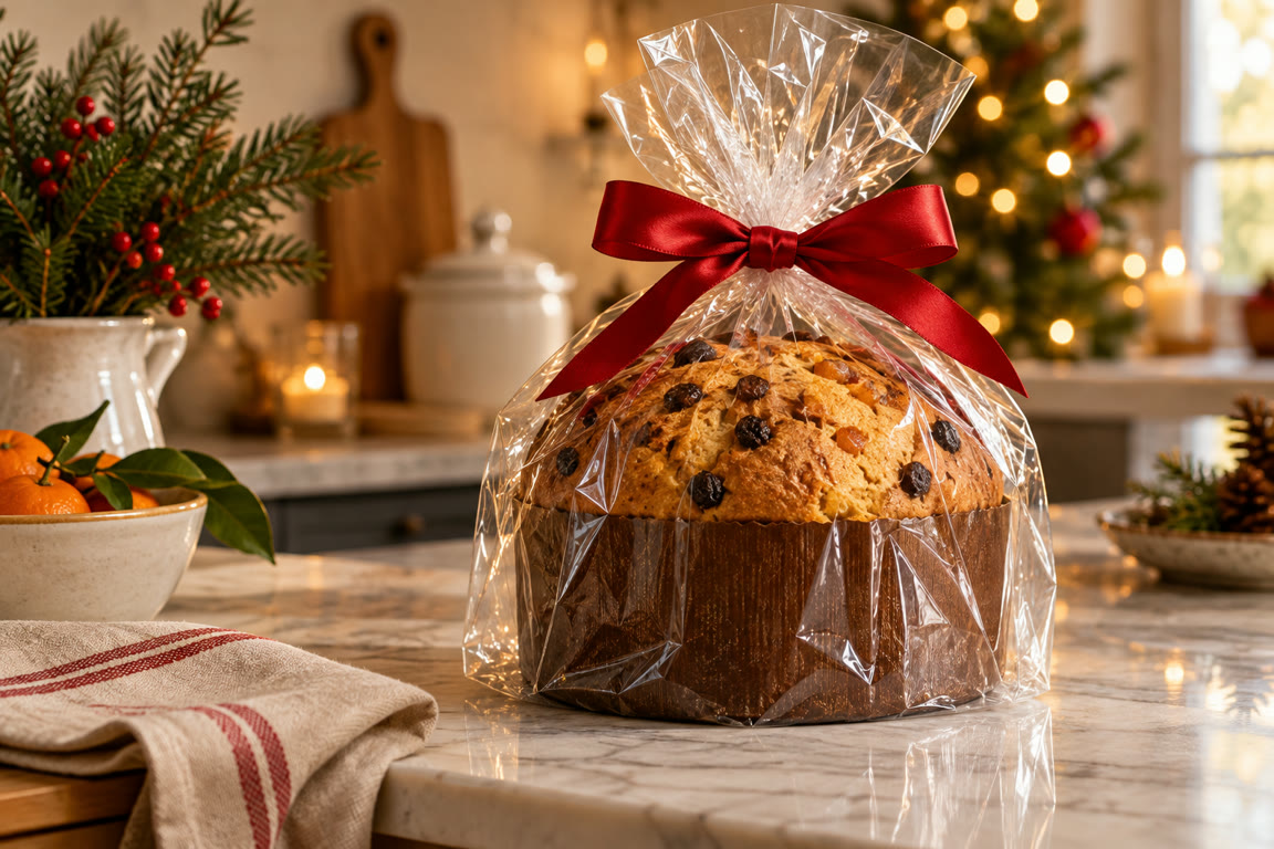 Panetone embalado