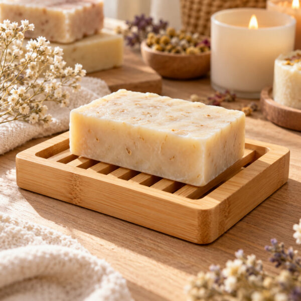 Saboneteira de bambu