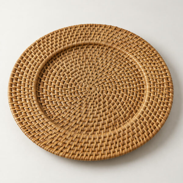 Sousplat de rattan