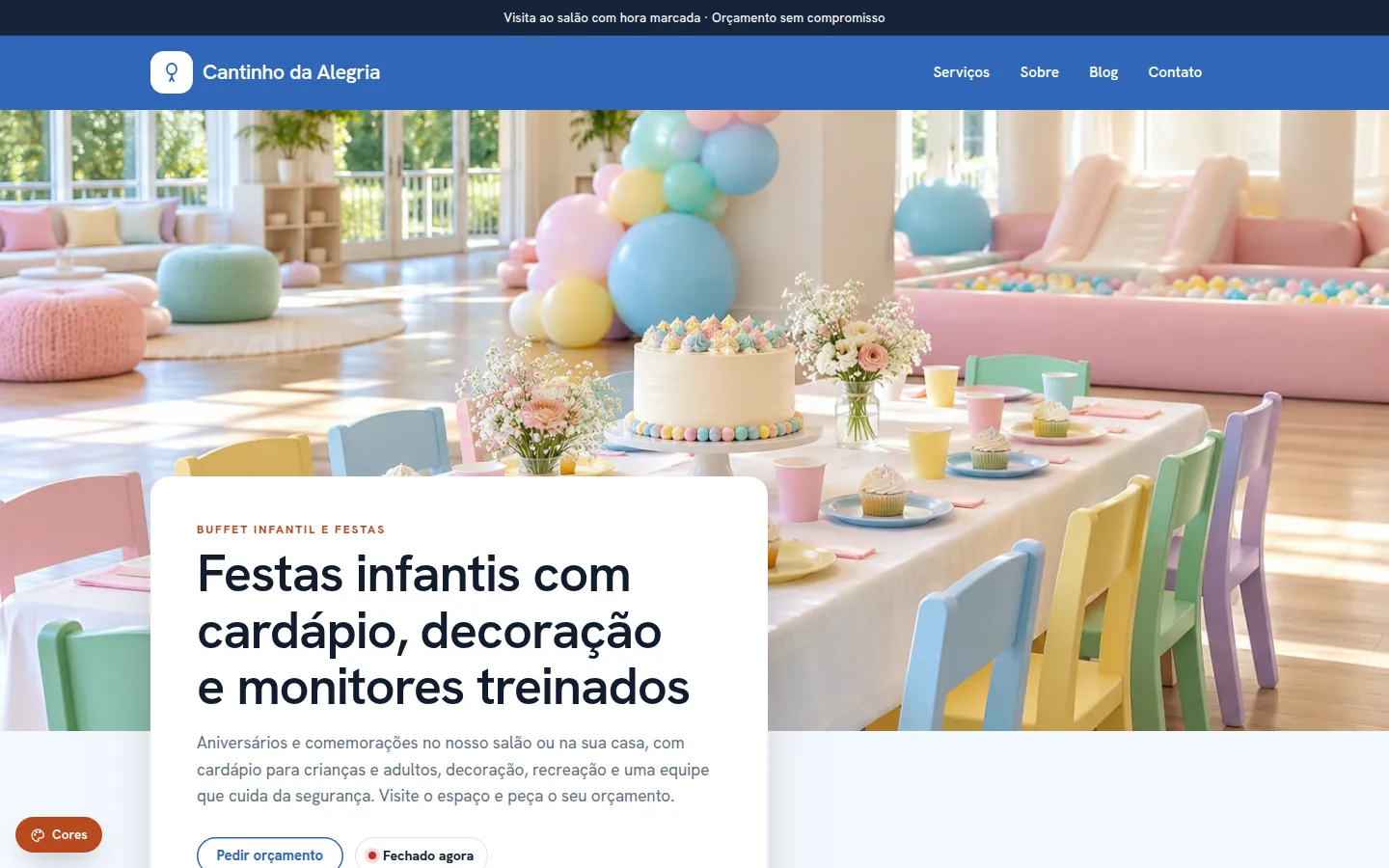 Cantinho da Alegria — buffet infantil e festas