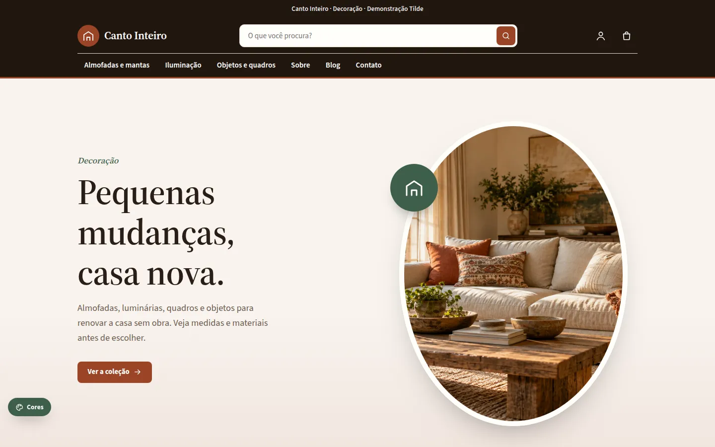 Canto Inteiro — decoração