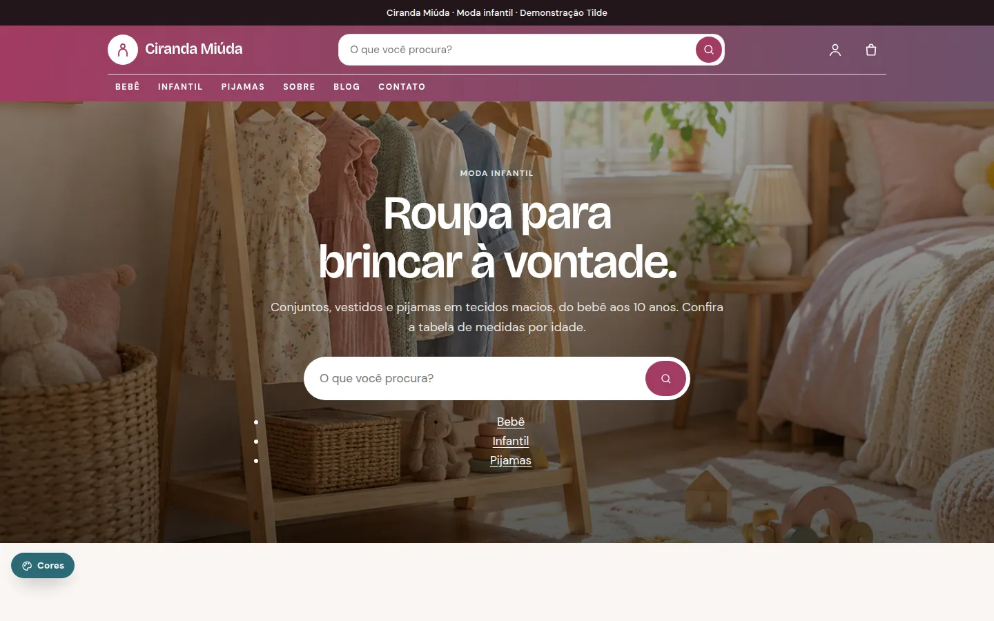 Ciranda Miúda — moda infantil