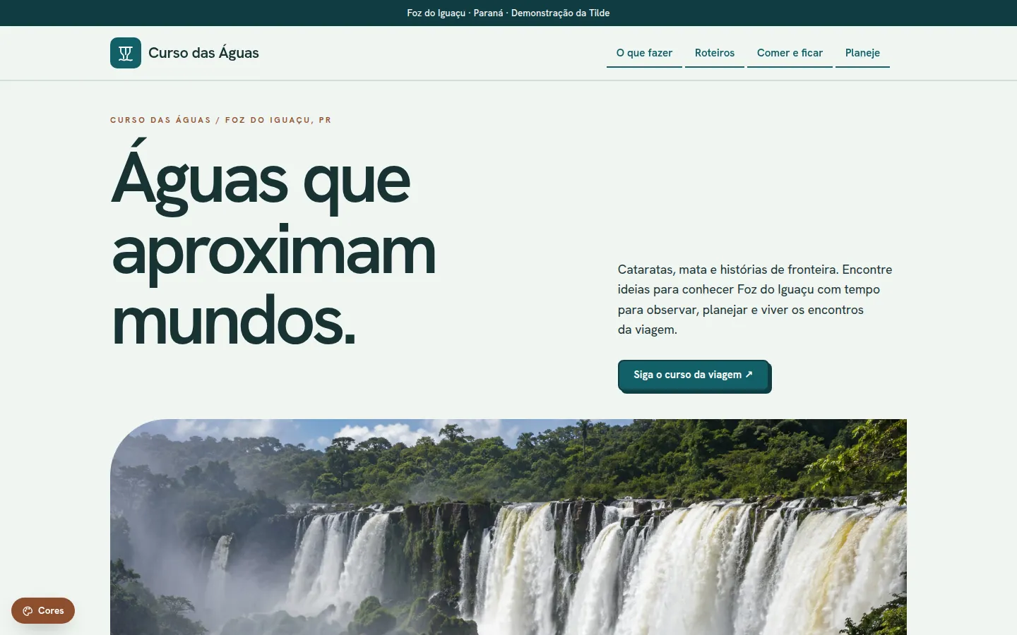 Curso das Águas — portal turístico de foz do iguaçu