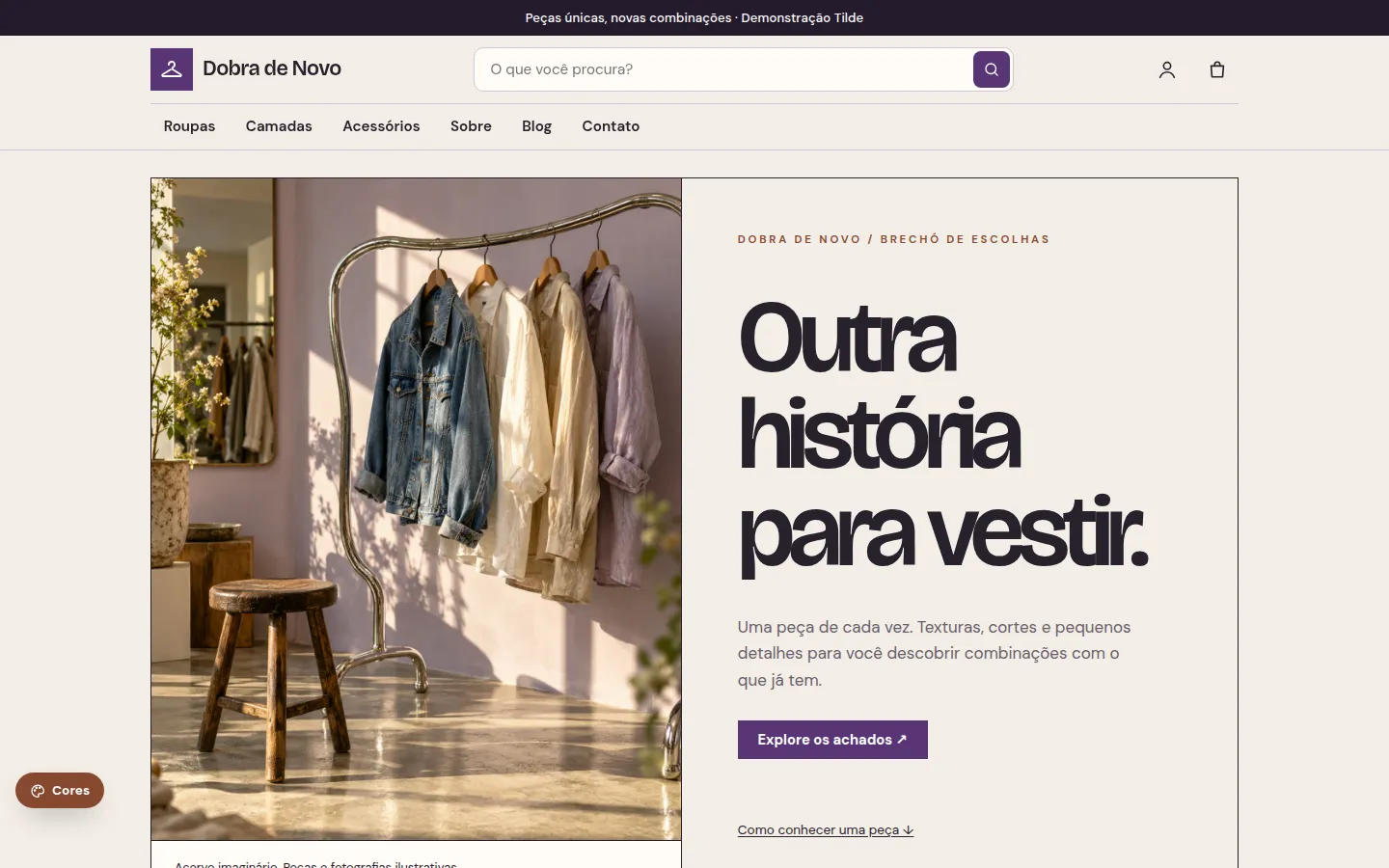 Dobra de Novo — brechó e moda circular
