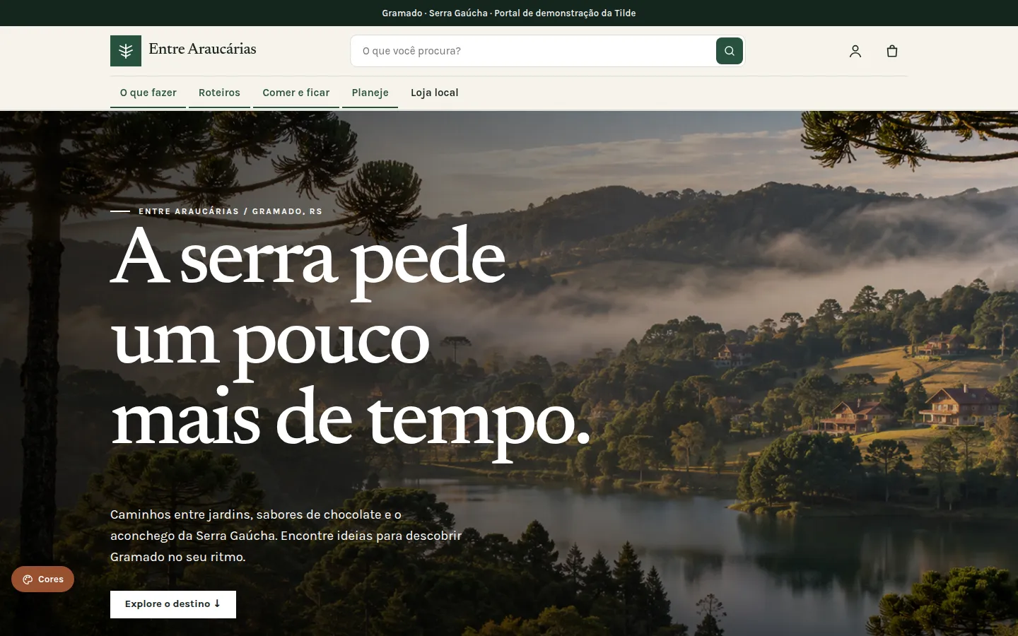 Entre Araucárias — portal turístico de gramado