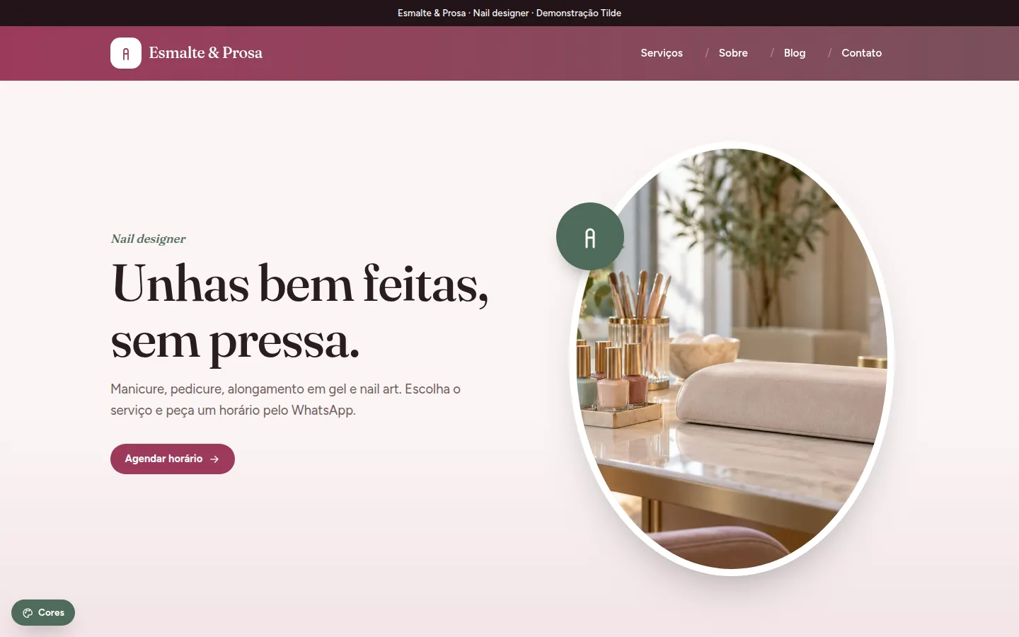 Esmalte & Prosa — nail designer