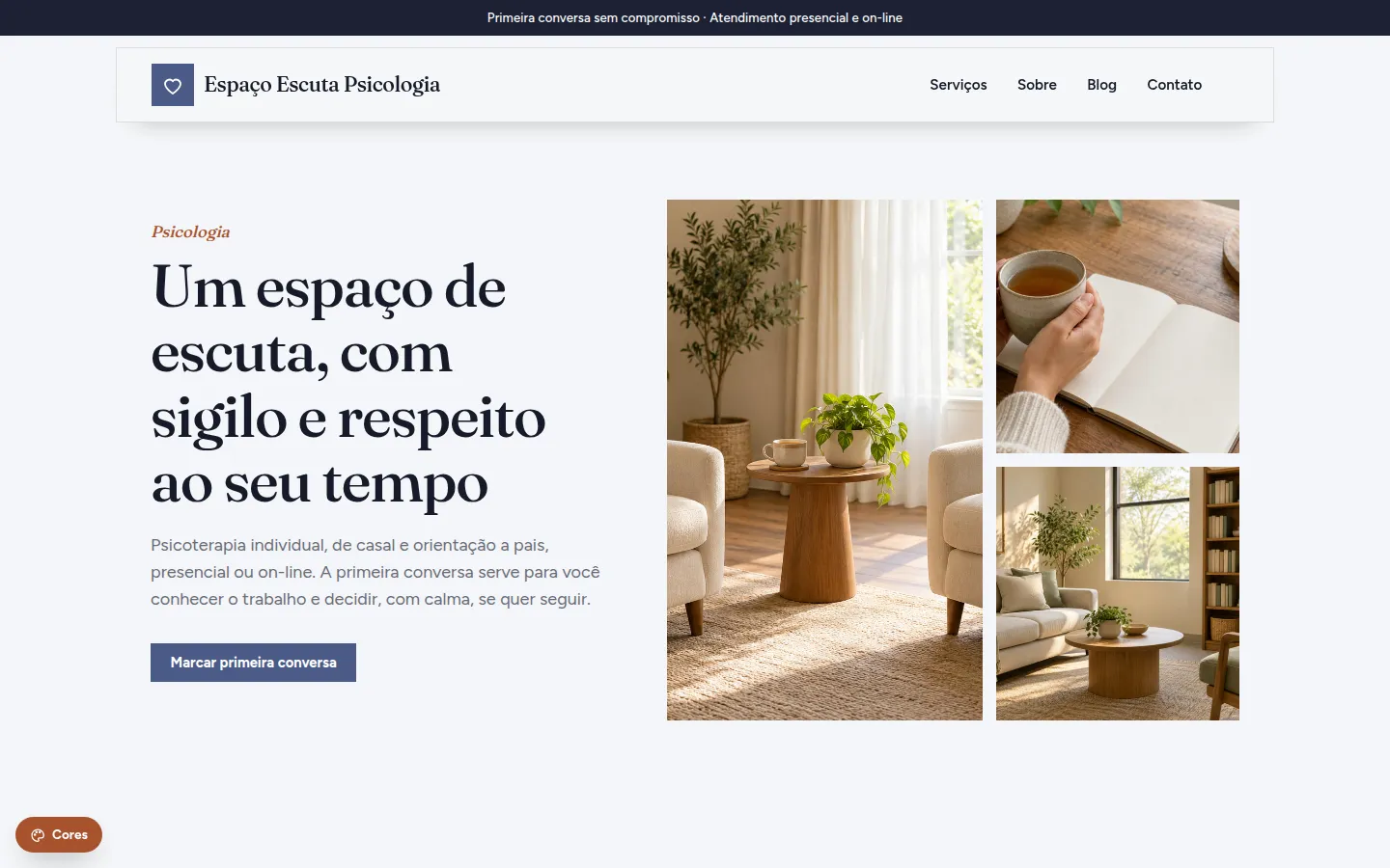 Espaço Escuta Psicologia — consultório de psicologia