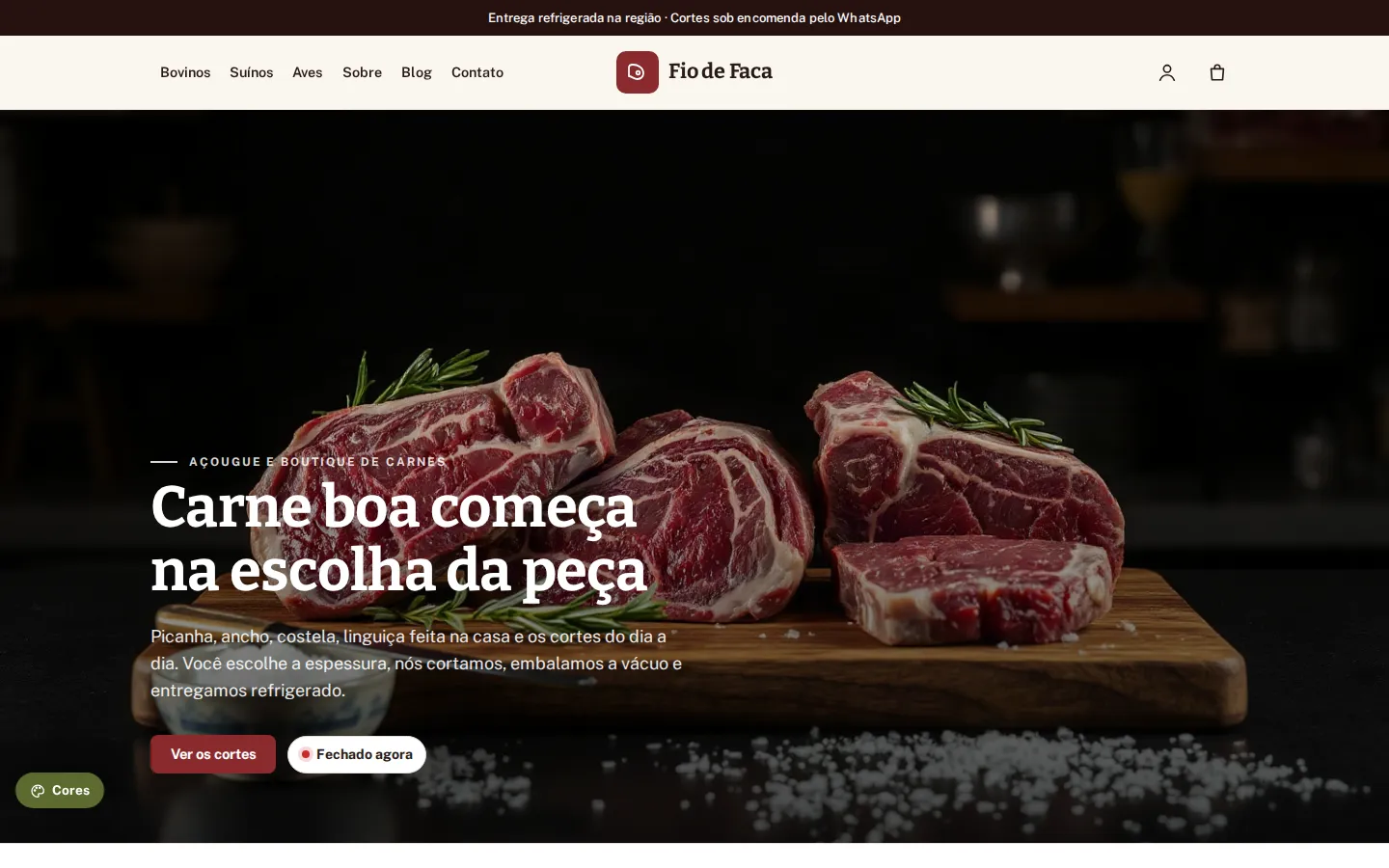 Fio de Faca — açougue e boutique de carnes