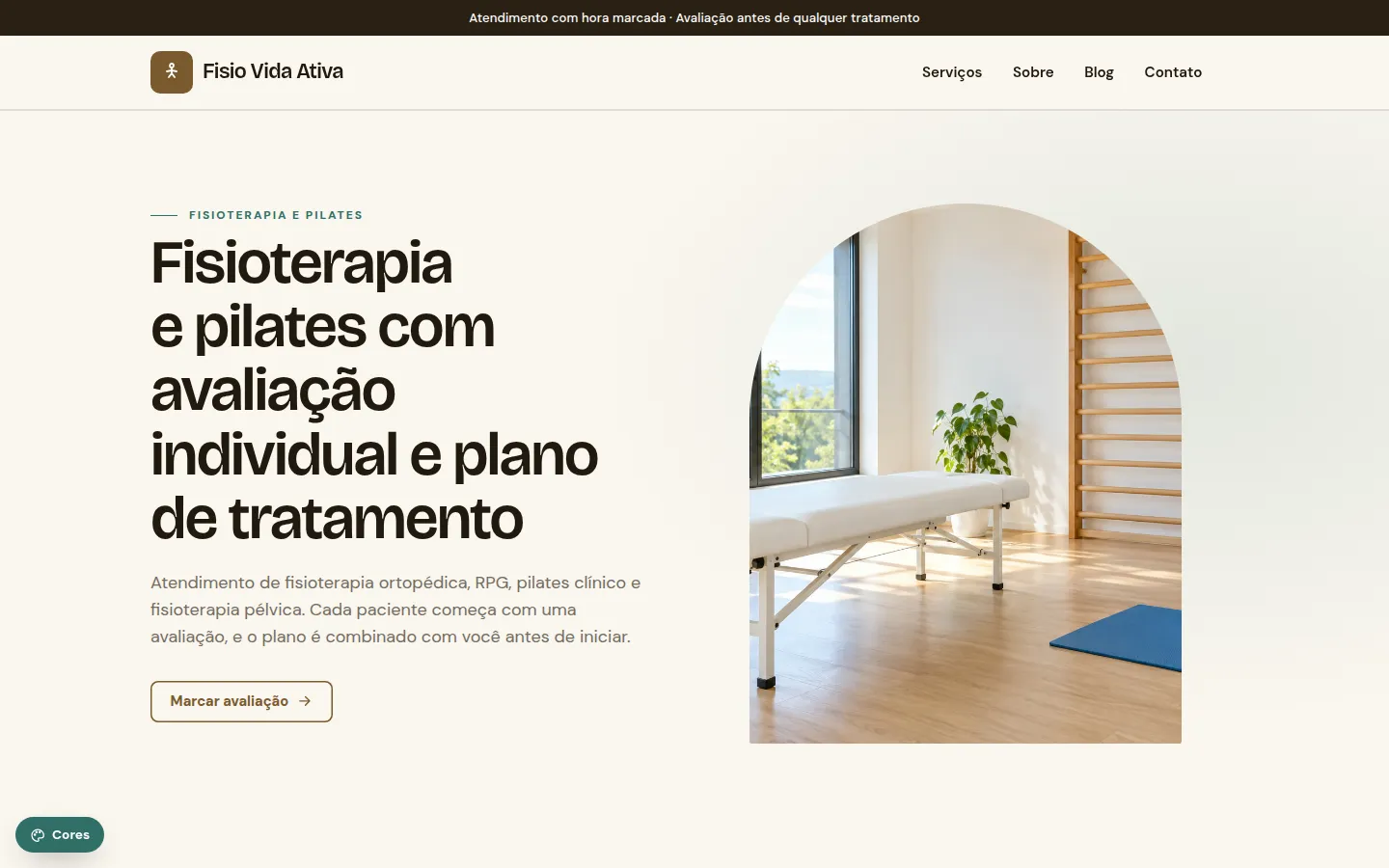 Fisio Vida Ativa — clínica de fisioterapia e pilates