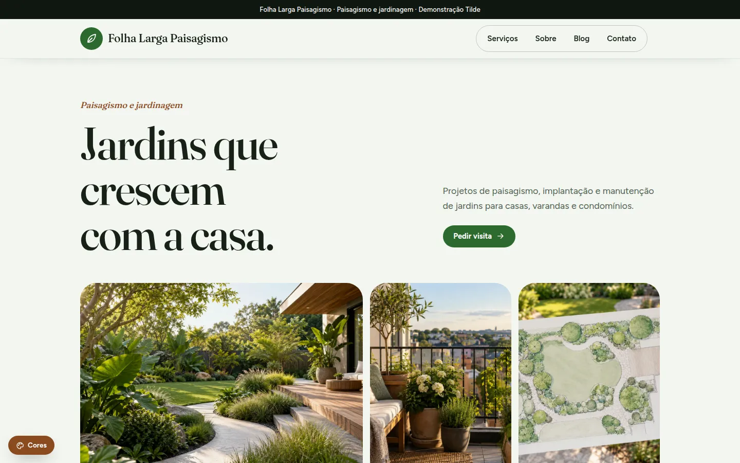 Folha Larga Paisagismo — paisagismo e jardinagem