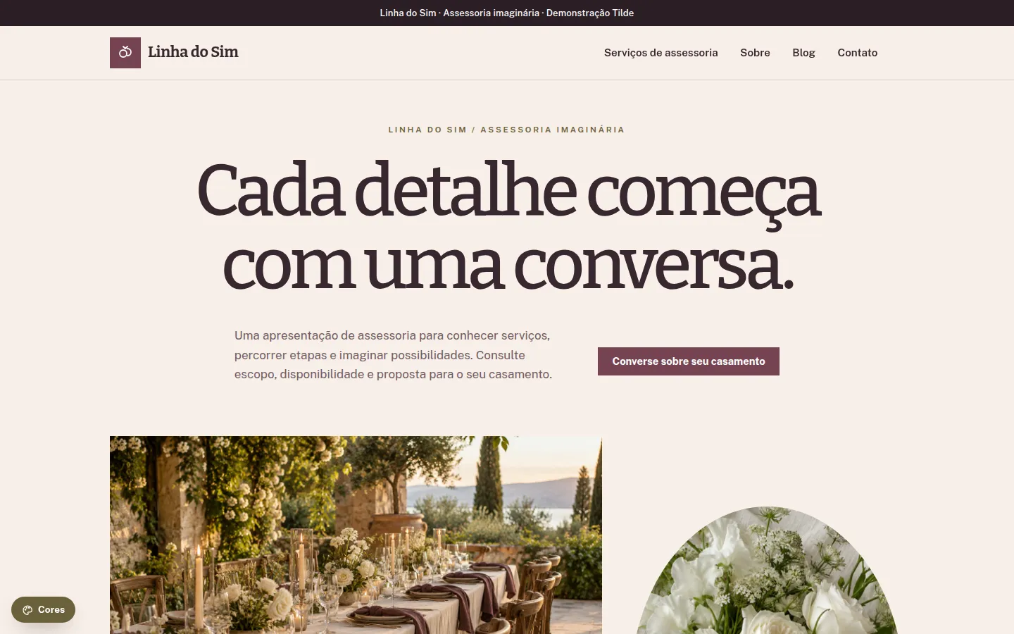 Linha do Sim — cerimonial e assessoria de casamento
