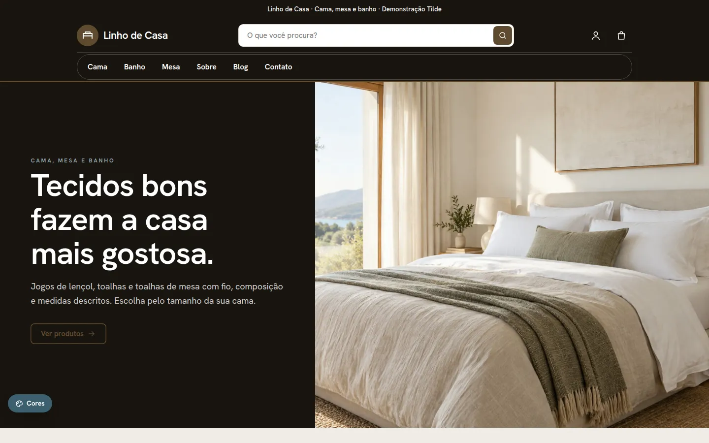 Linho de Casa — cama, mesa e banho