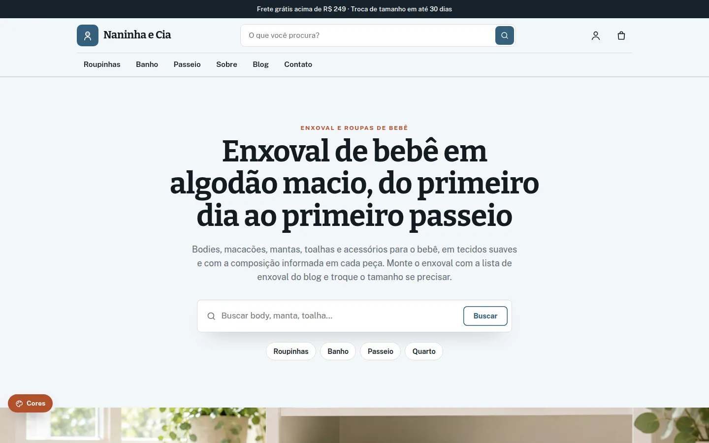 Naninha e Cia — enxoval e roupas de bebê