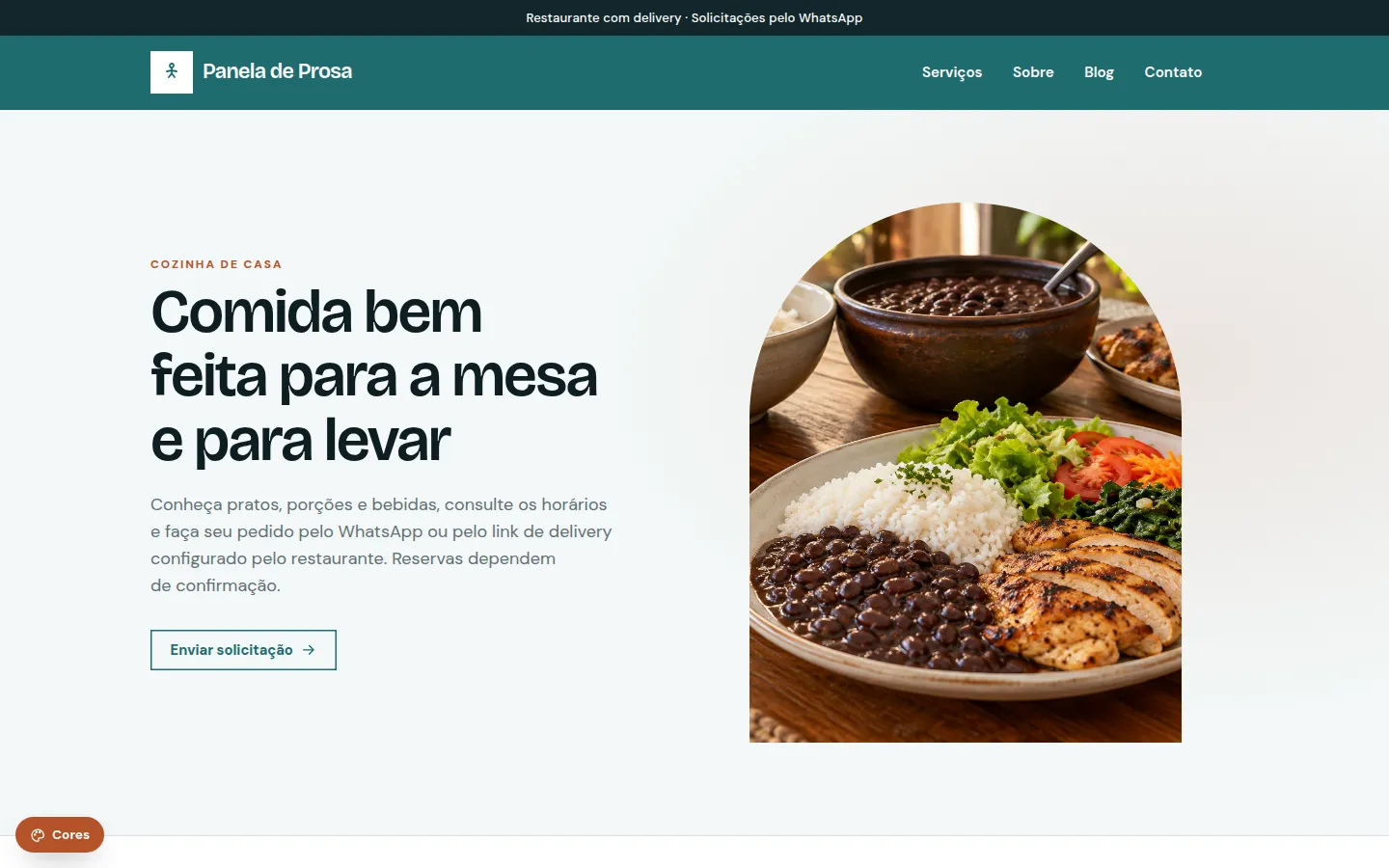 Panela de Prosa — restaurante com delivery
