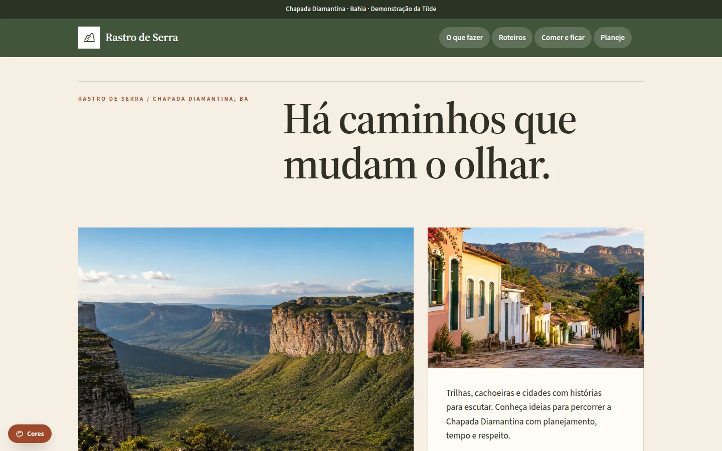 Rastro de Serra — portal turístico da chapada diamantina