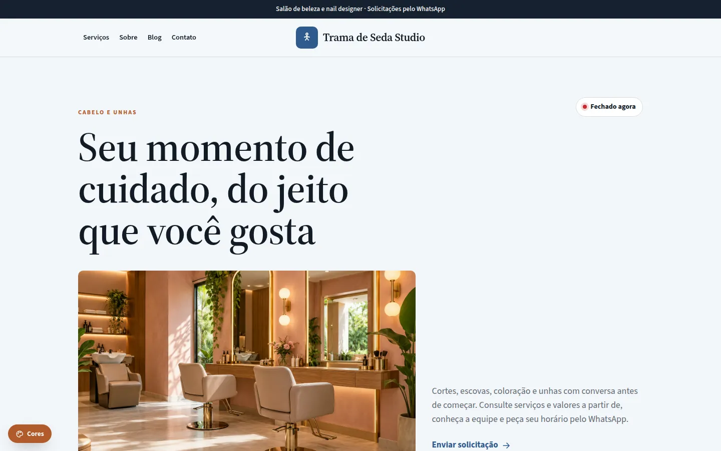Trama de Seda Studio — salão de beleza e nail designer