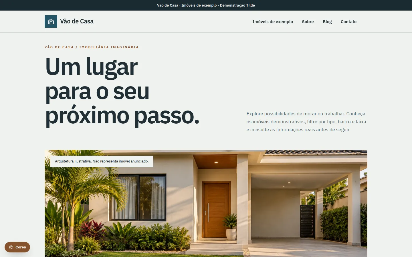 Vão de Casa — imobiliária local